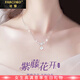 法蔻（farcoko）品牌紫藤花項鏈女小清新鎖骨鏈時(shí)尚飾品情人節生日禮物送女友老婆 -紫藤花開(kāi) 幸福自來(lái)- 【精美高檔禮盒】