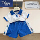 迪士尼（Disney）男女童兒童夏季短褲短袖套裝夏裝2025新款運動(dòng)休閑家居服兩件套 奧特曼套裝 140