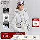 Teenie Weenie小熊女裝時(shí)尚羽絨服冬季簡(jiǎn)約風(fēng)防水透濕戶(hù)外工裝外套 白色 M (165)