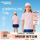 Skechers斯凱奇兒童針織T恤衫夏季新款舒適運動(dòng)休閑中大童短袖P225K006