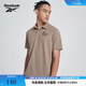 Reebok銳步官方24新品男子TEE/SS休閑舒適針織短袖T恤Polo衫 24SRM401MGG9 L