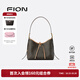 菲安妮（FION）經(jīng)典印花托特包女單肩斜挎包hobo包大容量手提包生日禮物 啡/茶【中款】