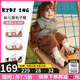 kids.ing可迪星寶寶帆布鞋2025秋季新款男女童小童兒童運(yùn)動學(xué)步鞋 黑色 27 適合腳長15.9-16.5cm