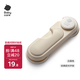 babycare兒童安全鎖抽屜寶寶安全柜門(mén)鎖扣冰箱鎖柜對開(kāi)型-白堊色