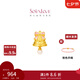 周大福 SOINLOVE寶藏女孩雪球鈴鐺蝴蝶結(jié)黃金珍珠轉(zhuǎn)運(yùn)珠配繩七夕 VR1591