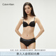 Calvin Klein內(nèi)衣【七夕禮物】女士字母肩帶3/4罩杯柔軟舒適薄墊文胸QP1062A UB1-太空黑 75B 34B 推薦
