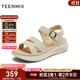 天美意涼鞋商場(chǎng)同款日常通勤百搭純色休閑女鞋2025新款BL431BL5 米色 36