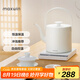 maxwin 燒水壺泡茶專(zhuān)用家用長(cháng)嘴電熱水壺精準控溫茶藝提梁開(kāi)水壺自動(dòng)智能恒溫保溫一體功夫茶臺隨手泡 0.8L 素白