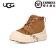 TGS UGG桑坡秋冬季新款男女同款時(shí)尚舒適保暖厚底系帶紐姆休閑時(shí)尚雪地靴 CWTC  栗色/灰白色 42 鞋內長(cháng)：27CM