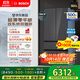 博世（BOSCH）501L超薄零平嵌 法式多門(mén)冰箱  零巧F8s雙循環(huán)變頻冰箱 冷凍室抗菌玻璃面板 BCD-501W(KME50S97TI)