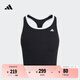 adidas綜合訓(xùn)練低強(qiáng)度二合一運(yùn)動美背內(nèi)衣背心女阿迪達(dá)斯官方   黑色/白   M M AB