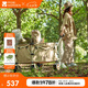 牧高笛（MOBIGARDEN）營(yíng)地車 戶外露營(yíng)四向?qū)捿喛蓜x車大容量推車 NX23689007 和風(fēng)沙