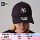 NEW ERA【七夕禮物】紐亦華MLB棒球帽男女情侶軟頂NY LA刺繡彎檐帽子920 13793052-黑色-NY OSFM（56-62CM）