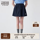 Teenie Weenie小熊女裝半身裙2025年夏季新款甜美少女感休閑蓬蓬裙 藏青色 M