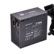 臺速電腦電源 額定600W 500W顯卡臺式機700W 游戲機箱電源玄武 12V單路輸出/扁平線/靜音風扇/背部走線 鈦450 額定300W（黑色）