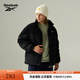 Reebok銳步官方24男女同款舒適百搭運(yùn)動(dòng)時(shí)尚立領(lǐng)保暖羽絨夾克外套 24FRM219UGH0 黑色 XL