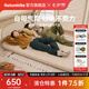 Naturehike挪客奶酪自動(dòng)充氣墊 戶外折疊睡墊床加厚氣墊床露營(yíng)床墊防潮地墊 杏仁黃/雙人/10cm/氣泵款