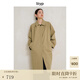 旅途原品ltyp 270G天絲棉立裁風(fēng)衣外套 百搭休閑中長(cháng)款大衣女秋 經(jīng)典卡其 M