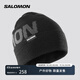 薩洛蒙（Salomon）男女款 戶(hù)外運動(dòng)休閑保暖舒適針織帽子 HERMITAGE BEANIE 深黑色 C21529 均碼