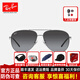 雷朋（RayBan）【明星同款】雷朋太陽鏡墨鏡飛行員男女開車駕駛眼鏡新品0RB3712D 3712D 004/8G炮銅色框漸變灰片62