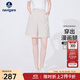 Navigare意大利小帆船女士五分褲夏季顯腿長(cháng)時(shí)尚休閑褲通勤百搭A字短褲女 霜杏 M