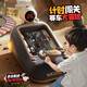 童雀兒童賽車(chē)方向盤(pán)模擬駕駛玩具避障闖關(guān)1-4歲寶寶男孩特大生日禮物 3D賽車(chē)闖關(guān)大冒險【雙充禮盒款