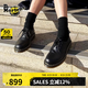 馬?。―R.MARTENS）1461 Vegan 早秋舒適百搭通勤時(shí)尚休閑皮鞋單鞋 黑色 42