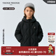 Teenie Weenie Kids【小吐司輕羽絨】小熊童裝24冬中性三防羽絨服 黑松露小吐司（黑色） 130
