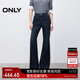 ONLY2025冬季新款做舊水洗低腰寬松微喇褲長(zhǎng)褲牛仔褲女|125432011 J3G藍(lán)黑牛仔 M M標(biāo)準(zhǔn)褲長(zhǎng)