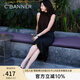 千百度【博主推薦】羊皮淺口單鞋女芭蕾舞鞋低跟晚晚風(fēng)平底鞋百搭 黑色 （絨面） 37