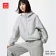 優(yōu)衣庫(kù)女裝便攜式防紫外線連帽外套/防水款輕薄防曬衣478553 478553/02淺灰色 M