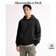 ABERCROMBIE & FITCH男裝24春秋款美式復(fù)古時(shí)尚小麋鹿抓絨重磅連帽衛(wèi)衣KI122-4273 黑色 XS (170/84A)