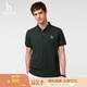 哈吉斯（HAZZYS）男裝 夏款男上衣POLO【3A抗菌】短袖T恤ASTZE0BBX27 深灰色CC L (175/96A 48)