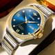 勞力士王子進(jìn)口機芯瑞士手表男士機械表商務(wù)鑲鉆圈夜光防水名牌男表品牌十大 R3195間金藍面【進(jìn)口機芯】 質(zhì)保終身 41mm