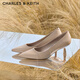 CHARLES&KEITH簡(jiǎn)約通勤尖頭高跟鞋單鞋婚鞋女鞋子女生日新年禮物CK1-60361352 Nude肉色 38