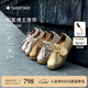 natursun奚夢(mèng)瑤高圓圓章若楠文淇同款德訓鞋女鞋厚底休閑袋鼠鞋情侶鞋單鞋 灰色（建議拍小一碼） 37 (235mm)