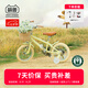 Montresor萌獸兒童自行車(chē)男孩女孩中大童3-6歲8-12歲腳踏單車(chē)香草黃 14寸 