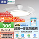 惠普普瑞護眼吸頂風(fēng)扇燈LED吊扇燈隱形扇葉遙控調(diào)光中山燈具包安裝