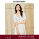 MAXRIENY復古小香風(fēng)泡泡袖襯衫花紗方領(lǐng)上衣修身顯瘦 本白 S 01/34