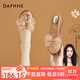 達芙妮（DAPHNE）坡跟拖鞋女夏季露趾仙女風(fēng)外穿增高蝴蝶結氣質(zhì)涼鞋2025新款沙灘鞋 香檳色 37標準碼
