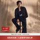EMPORIO ARMANI/阿瑪尼官方旗艦【易烊千璽同款】男士休閑運動(dòng)厚底老爹鞋 00002-黑色 （光面鞋面） 42