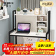 帥力床上電腦桌 大學(xué)生宿舍桌 上下鋪學(xué)習帶書(shū)架桌子懶人書(shū)桌SL8427白