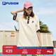 FILA FUSION斐樂(lè )潮牌女子連衣裙夏時(shí)尚寬松簡(jiǎn)約POLO領(lǐng)連身裙 乳糖色-BG L （170/88A/L）