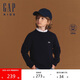GAP【大小童同款】男女童秋冬款logo素色毛衣兒童裝645617