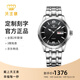 天王（TIAN WANG）男手表鋼帶機械表夜光雙日歷復古經(jīng)典防水品牌腕表生日情人節禮物 沉穩黑盤(pán)GS5732S/DD