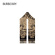 博柏利（BURBERRY）羊絨圍巾 馬術(shù)騎士徽標 字母徽標提花 雙面兩用 8073768 典藏米色