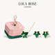 LOLA ROSE羅拉玫瑰常青藤飾品禮盒孔雀石項鏈耳環(huán)耳釘手鏈生日禮物送女朋友 【織愛(ài)禮盒】LR50038LR60039SJ