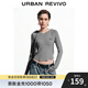 UR2025秋季新款女裝潮流運動(dòng)貓咪圖案連帽修身T恤UYV450251 花灰 M