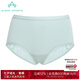 Aimer sports內(nèi)褲女士?jī)?nèi)衣中腰平角內(nèi)褲跑步健身緊身快干短褲AS123D41 淡綠色 S