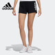 阿迪達斯時(shí)尚潮流運動(dòng)透氣舒適女裝休閑運動(dòng)跑步短褲GP5566 黑色 M
